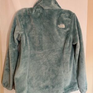 The North Face Blue Teddy Jacket Cozy Fleece Design